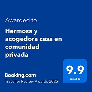 Hermosa Y Acogedora Casa En Privada Сasa de vacaciones